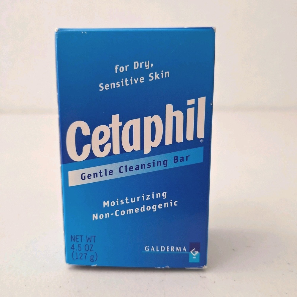 Cetaphil Gentle Cleansing Bar *VINTAGE ORIGINAL FORMULA* Sensitive Skin 4.5oz